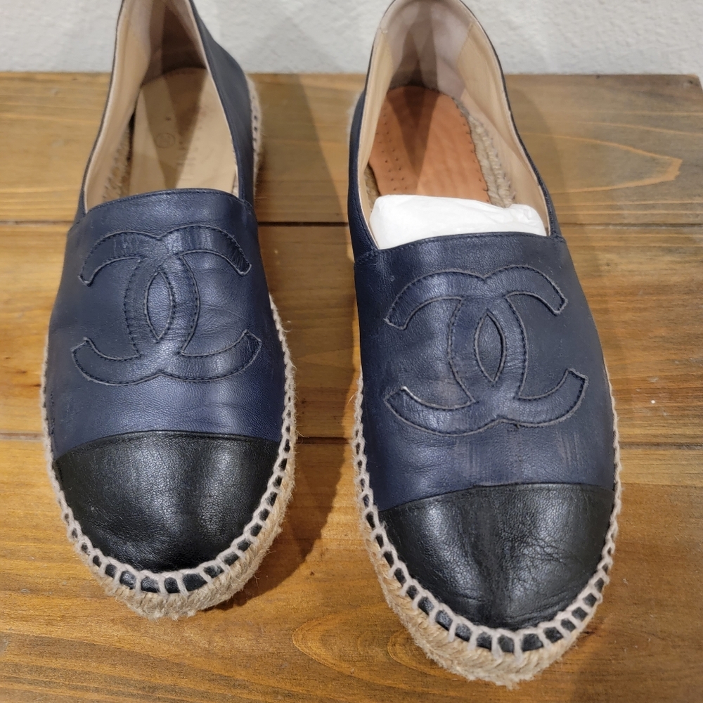 Chanel espadrilles lambskin